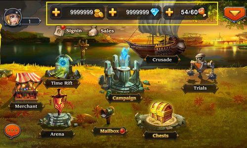 Heroes Charge Hack - Unlimited Coins, Gems Generator